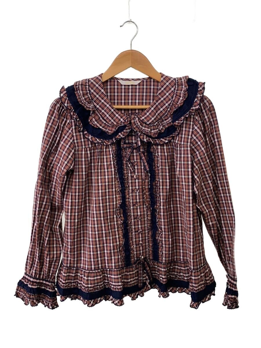 【中古】PINK HOUSE◆ブラウス/--/コットン/フリル/マルチカラー/チェック/A2193FB 504【レディースウェア】｜2ｎｄ STREET 店