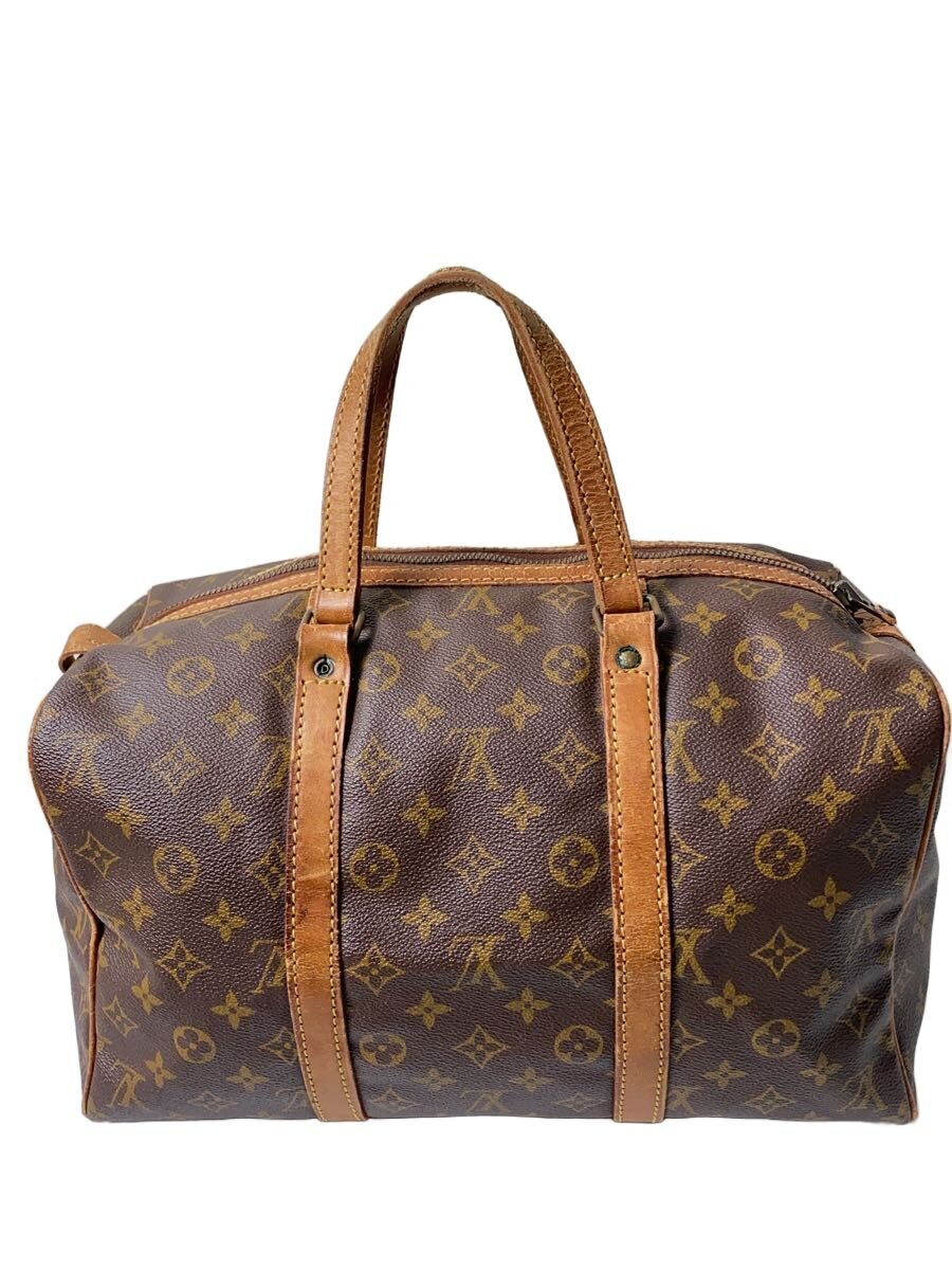【中古】LOUIS VUITTON◆サック・木管35_モノグラム・帆布_BRW/PVC/BRW//【御徒面子】