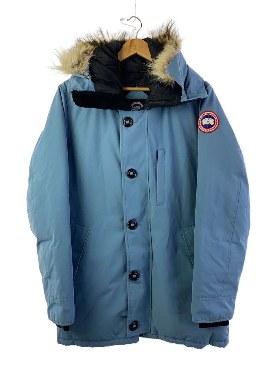 【中古】CANADA GOOSE◆Jasper Parka/落ちこむ上衣/--/--/BLU/無地/3438JM【メンズウェア】