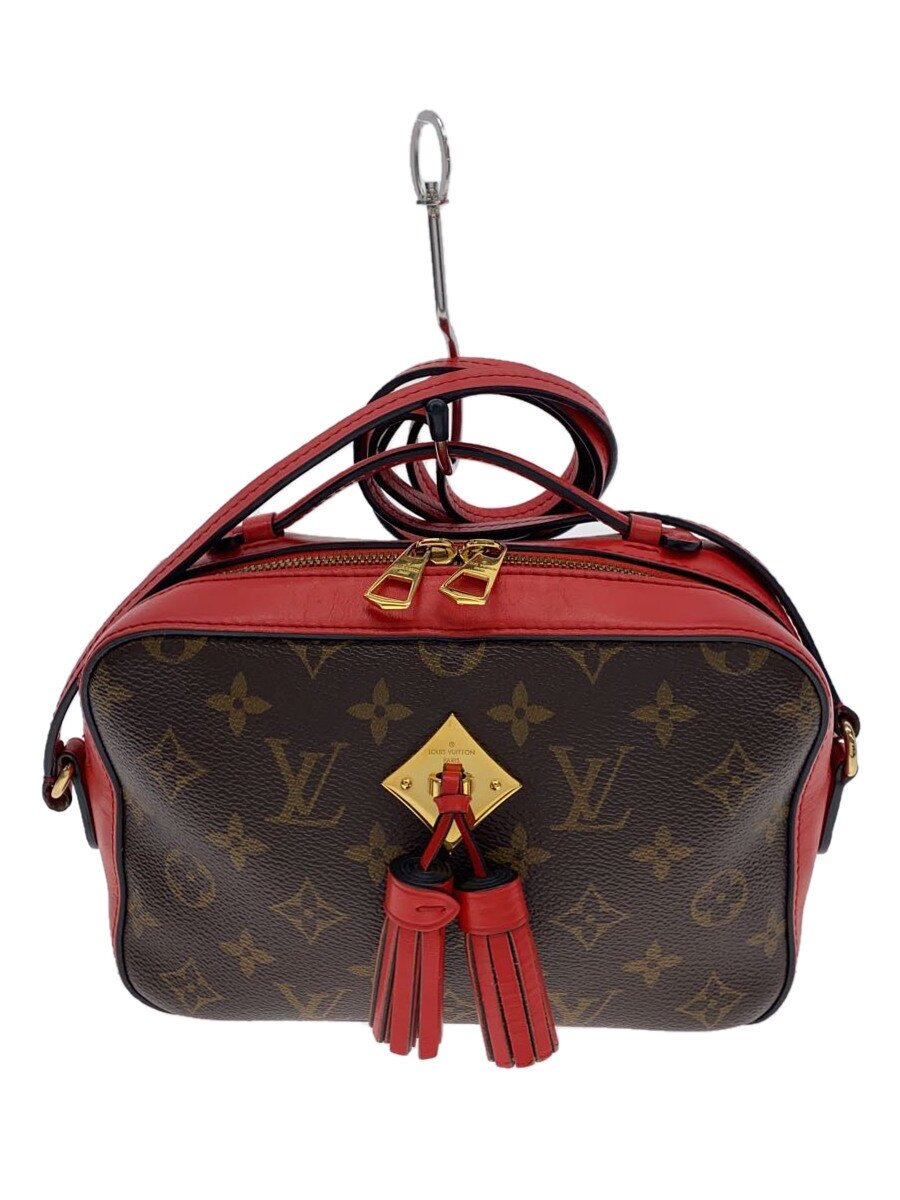 【中古】LOUIS VUITTON◆サントンジュ_モノグラム・帆布_BRW/--/マルチ色合い/総柄【御徒面子】