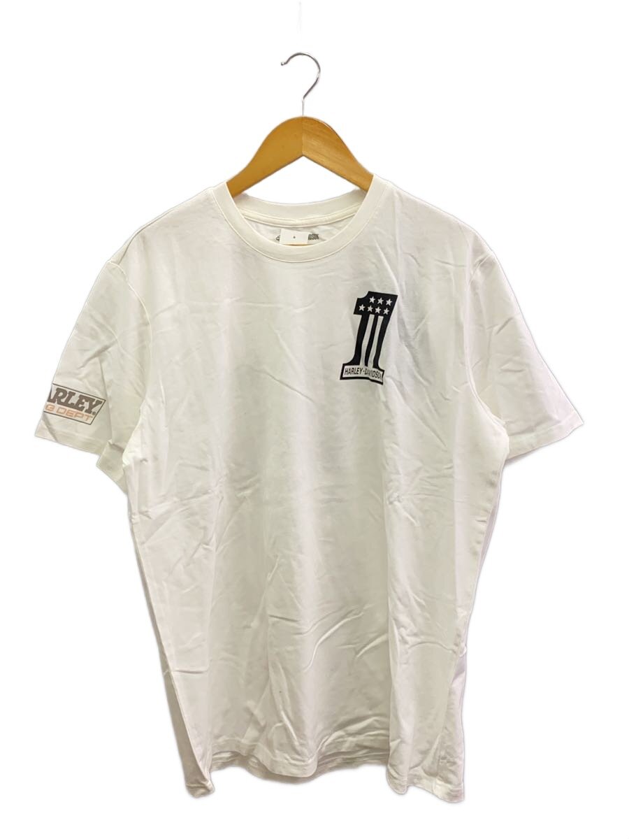 【中古】HARLEY DAVIDSON◆Tシャツ/L/コットン/WHT/無地//【メンズウェア】|2nd STREET 店
