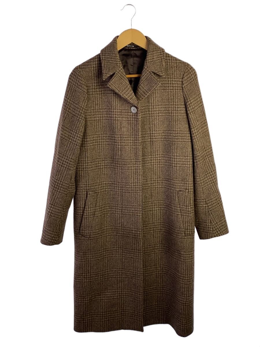 【中古】Maison Margiela◆チェスターコート/38/羊毛/BRW/S51AA0164【レディース御召しもの】