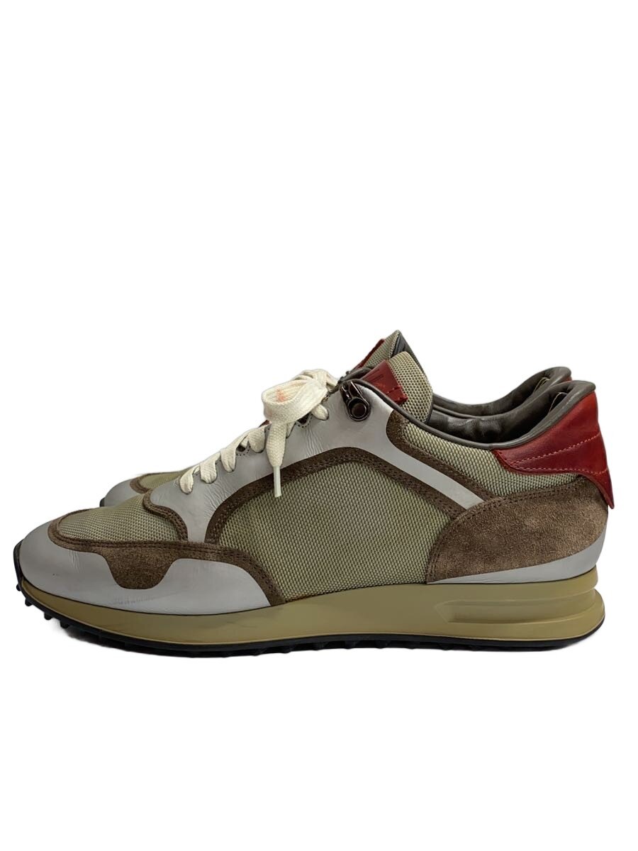 【中古】dunhill◆RADIAL RUNNER/ローカットスニーカー/41/赤銅色/なめし革/紐汚れた状態有/DU18F1303F4【シューズ】