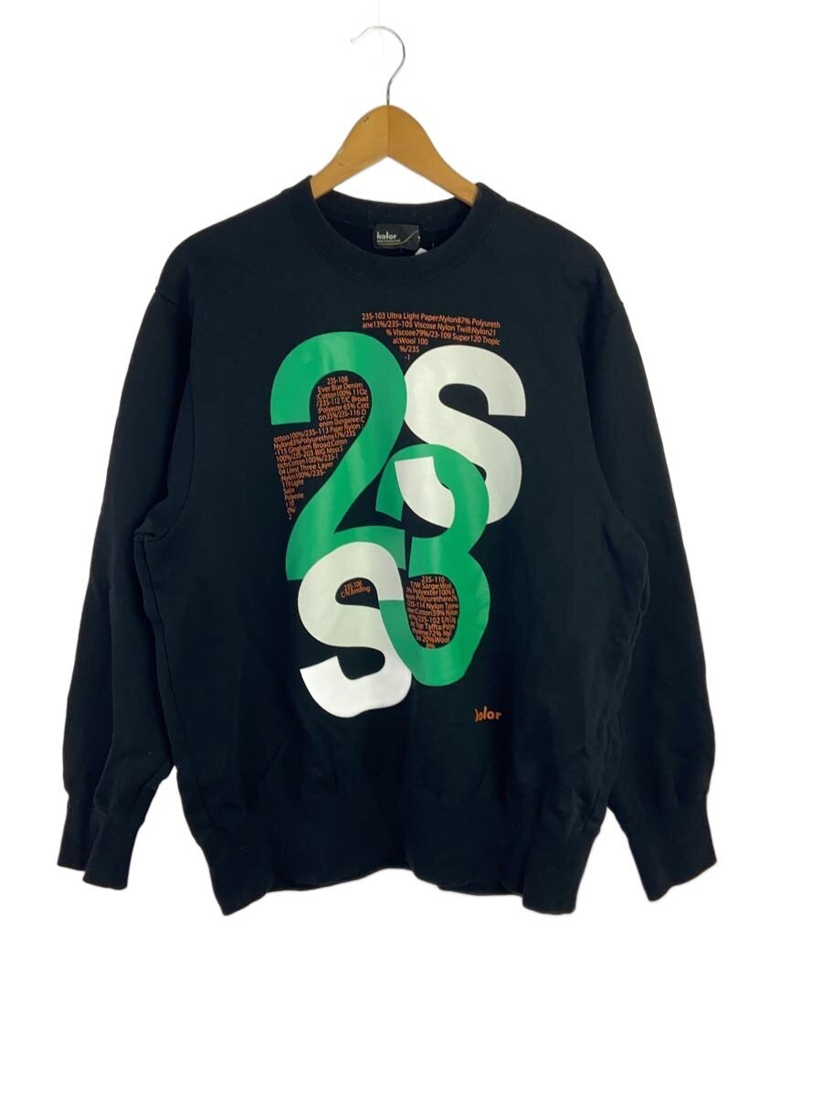 【中古】kolor◆流汗/1/綿織物/BLK/23SCM-T09205【メンズウェア】