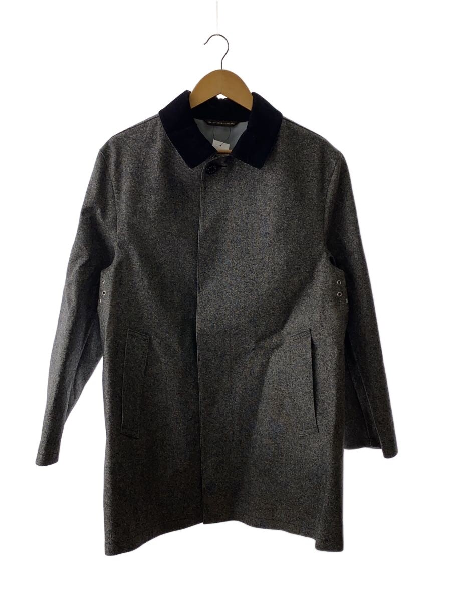 【中古】MACKINTOSH◆天然ゴム引っ張ること/ステンカラー厚地の外套/38/羊毛/GRY/484315/経年うつり変わり有【メンズウェア】