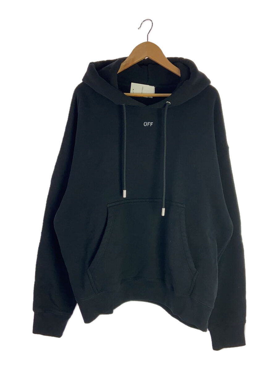 【中古】OFF-WHITE◆パーカー/XL/綿織物/BLK/OMBB085C99FLE010//【メンズウェア】