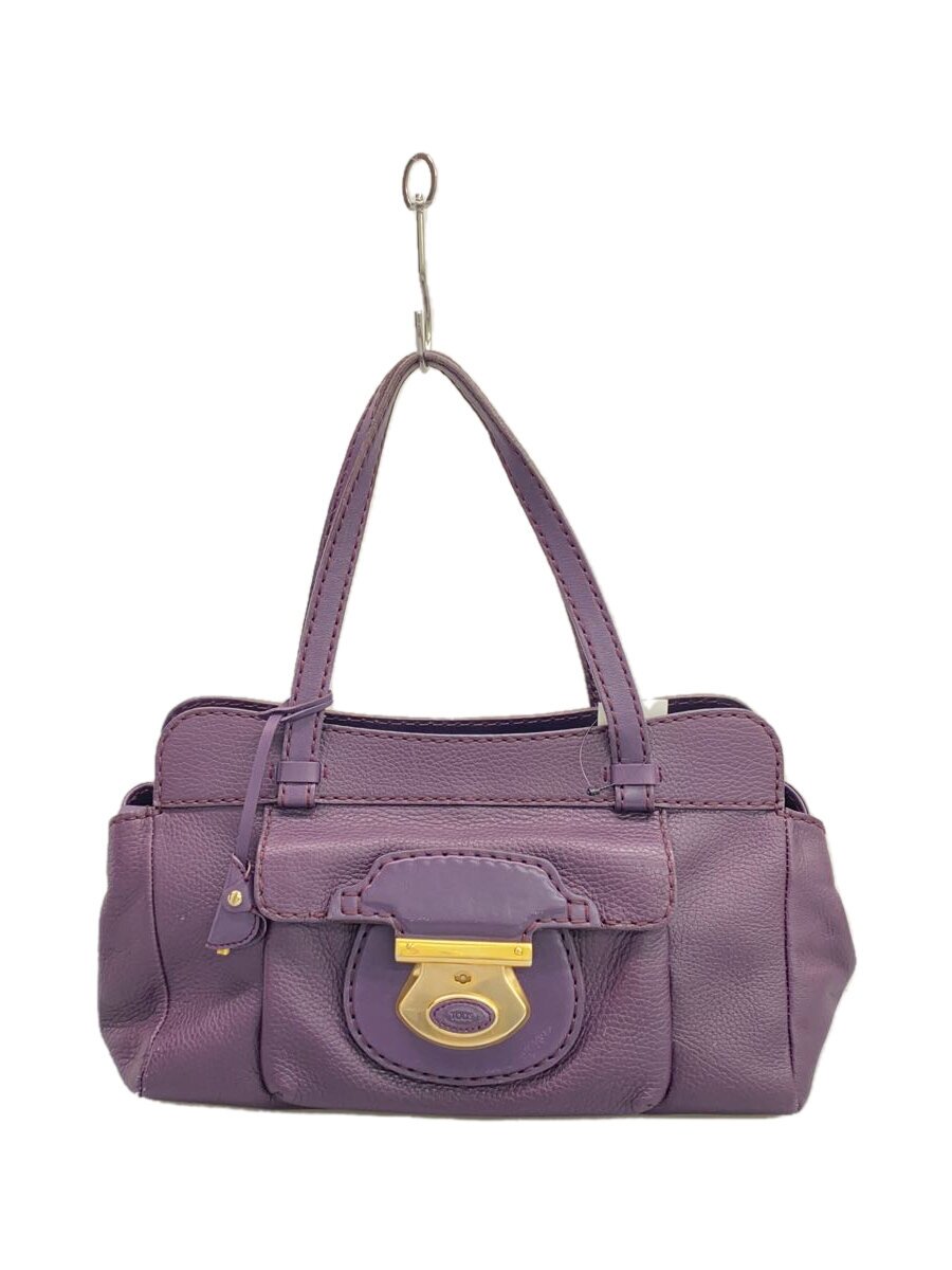 【中古】TOD’S◆御徒面子/なめし革/PUP/無地【御徒面子】