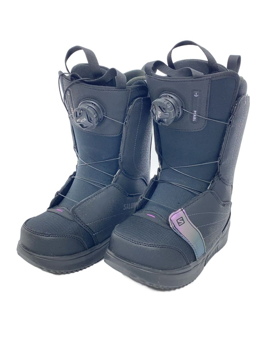【中古】salomon◆スノーボードブーツ/23cm/BOA/BLK/413421【スポーツ】