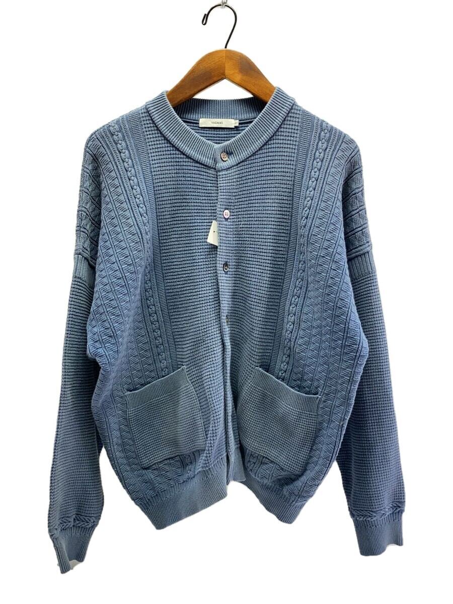 【中古】YASHIKI◆ヤシキ/YSK-22AW-KN01/22AW/ジレー(朦朦たる)/3/綿織物/青碧//【メンズウェア】