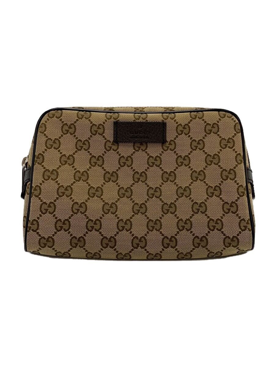 【中古】GUCCI◆酉の方角御徒面子_GG帆布/帆布/BRW【御徒面子】