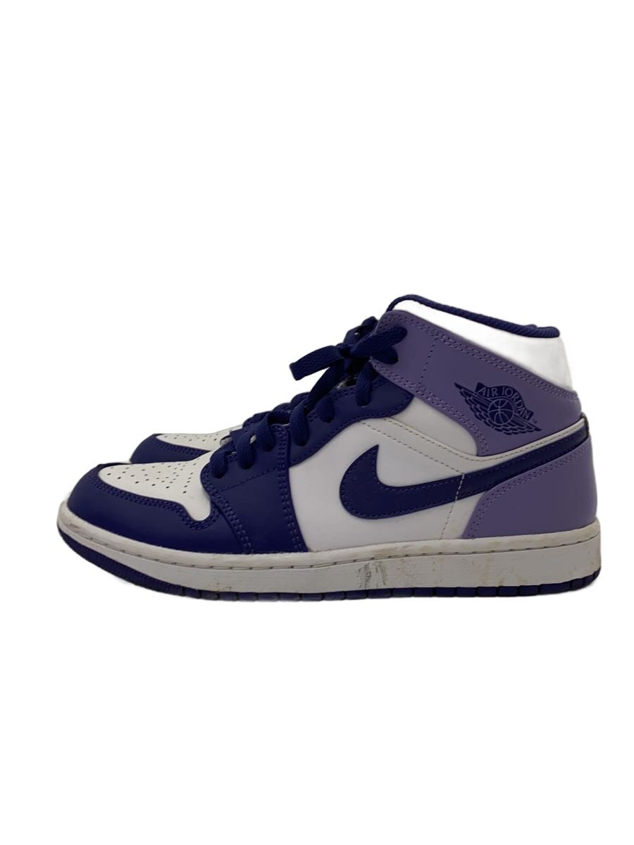 【中古】NIKE◆AIR JORDAN 1 MID SKY_大気圏 ジョーダン 1 ミッド SKY/26糎/PUP【シューズ】