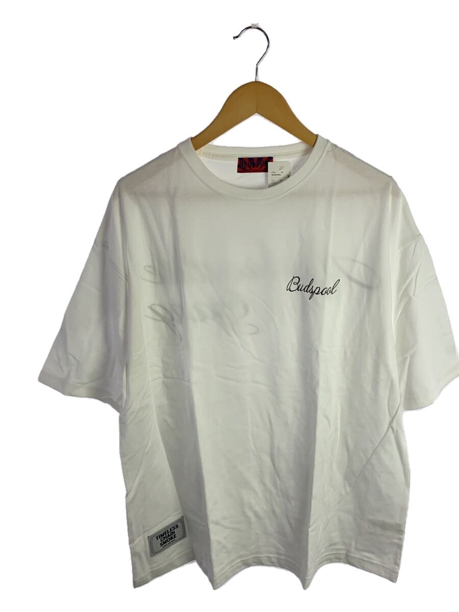 【中古】BUDSPOOL◆プルオーバー/XL/綿織物/WHT【メンズウェア】