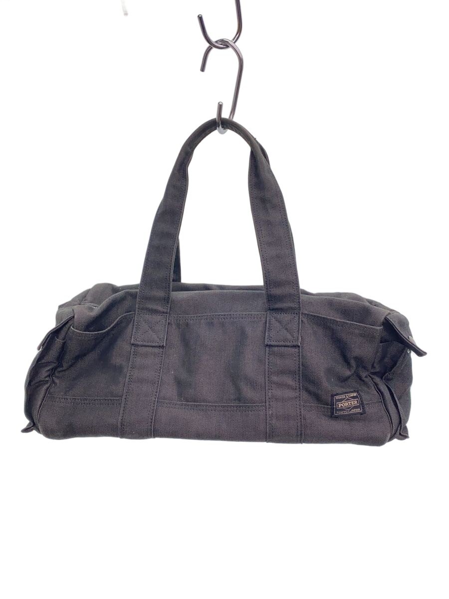 【中古】PORTER◆ボストンバッグ/--/GRY/無地/592-07510【御徒面子】