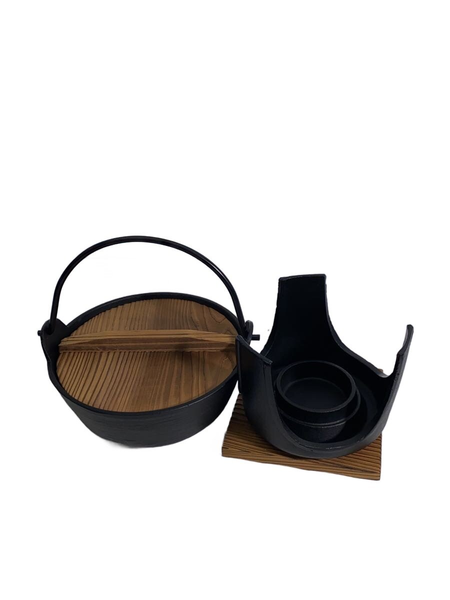 【中古】南部鉄器◆鍋/サイズ:16cm/BLK//【キッチン用品】