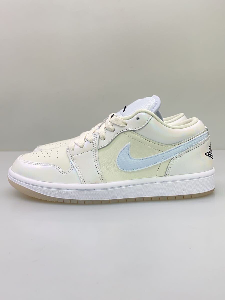 【中古】NIKE◆エア湖 ジョーダン 1 LOW SE/24.5糎/WHT【シューズ】