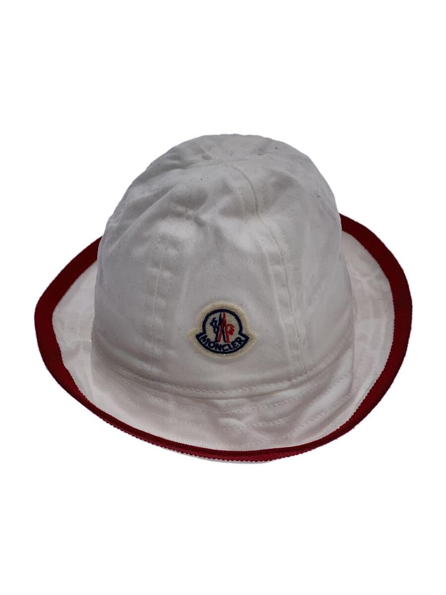 【中古】MONCLER◆キッズ服飾/かぶり笠/綿織物/WHT/E15910088405 04863【キッズ】