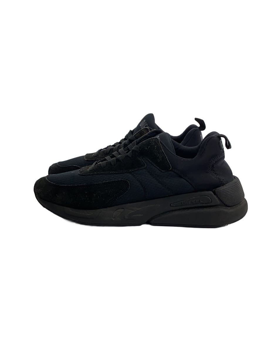 【中古】DIESEL◆ローカットスニーカー/28糎/BLK/F21-03-SB/毛羽立ち有【シューズ】