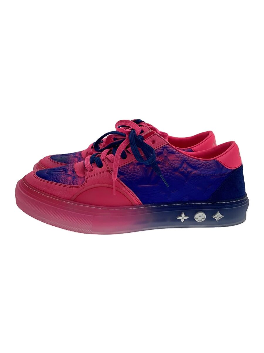 【中古】LOUIS VUITTON◆ローカットスニーカー/US6/PNK/1A9UY7/LVオリ・伝達ルート リシュリュー【シューズ】