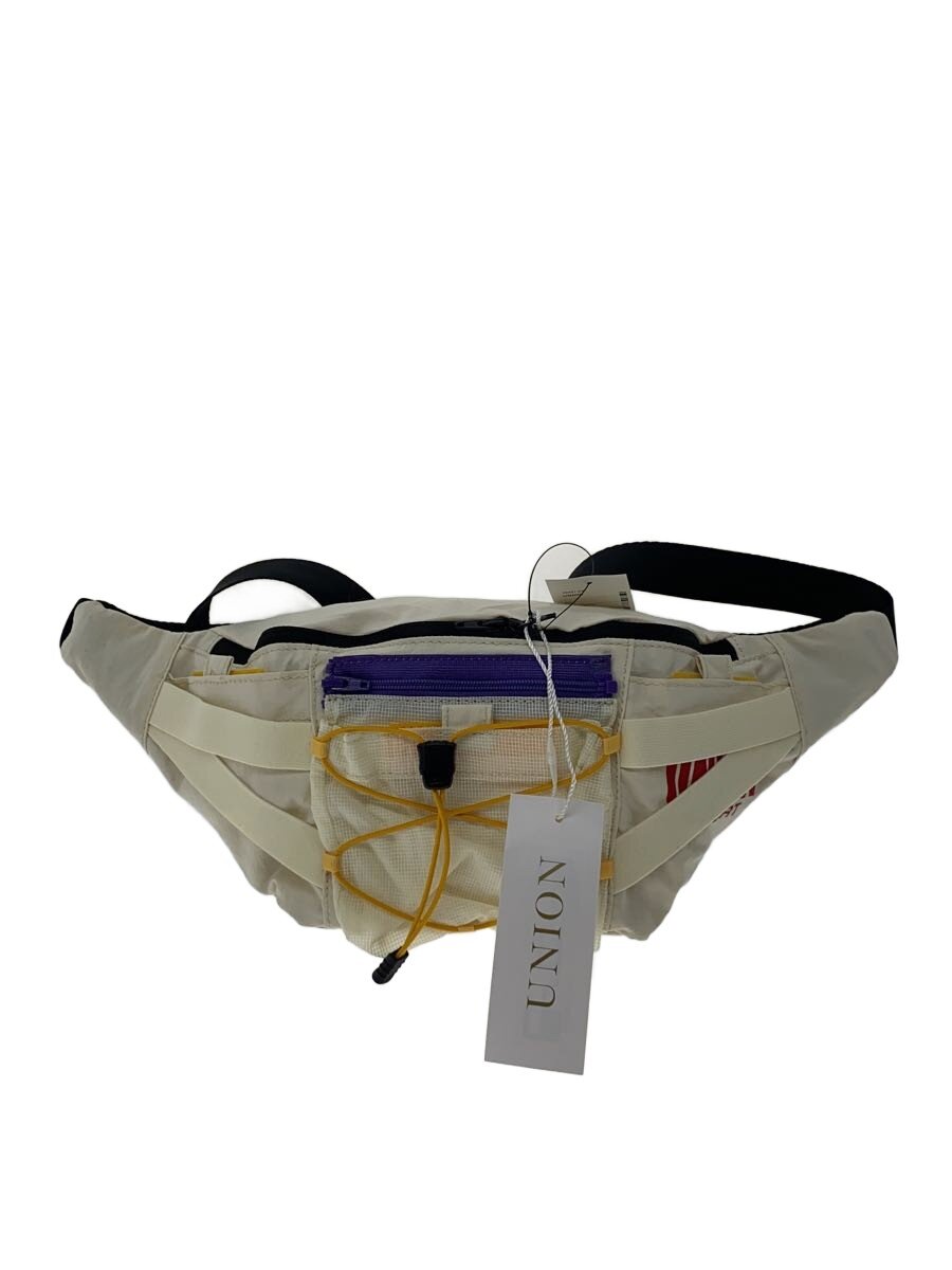 【中古】UNION◆2025FW/ショルダーバッグ/--/WHT/無地/TRACK HIP BAG【御徒面子】
