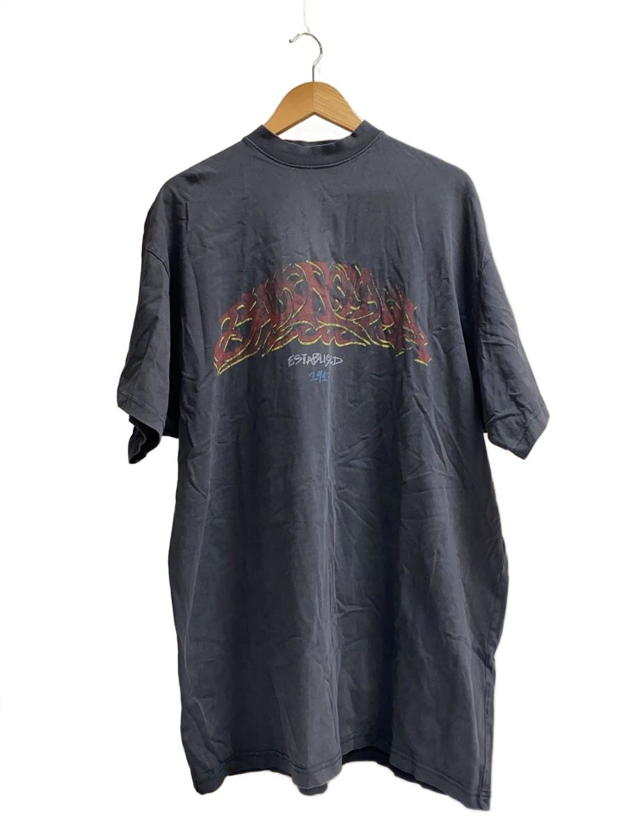 【中古】BALENCIAGA◆OFFSHOREロゴプリントTシャツ/2/コットン/グレー/739028 TPVM8【メンズウェア】｜2ｎｄ STREET 店