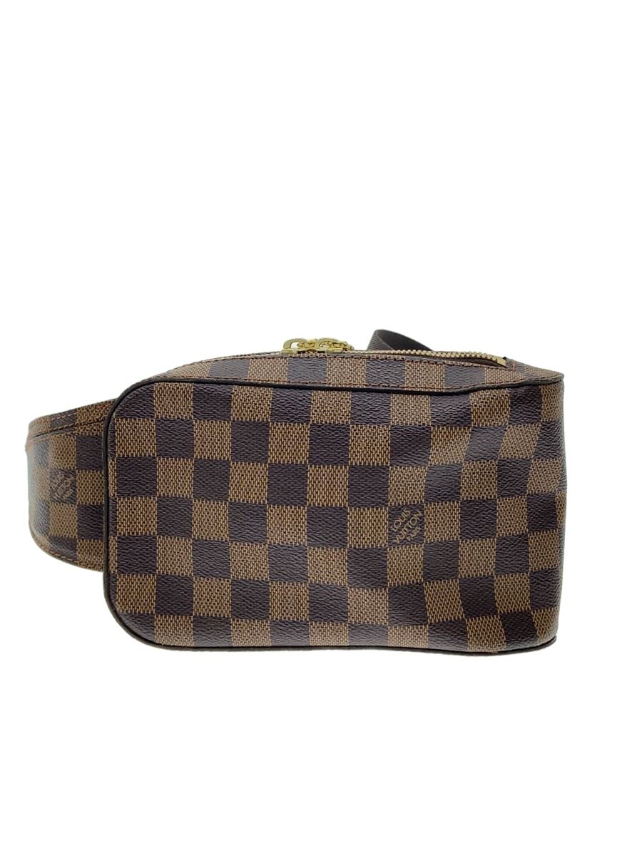 【中古】LOUIS VUITTON◆ジェロニモス_ダミエ・エベヌ/PVC/BRW//【御徒面子】