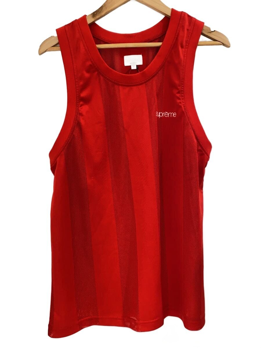 【中古】Supreme◆トップス/M/ポリエステル/RED/貯蔵タンクいの一番【メンズウェア】
