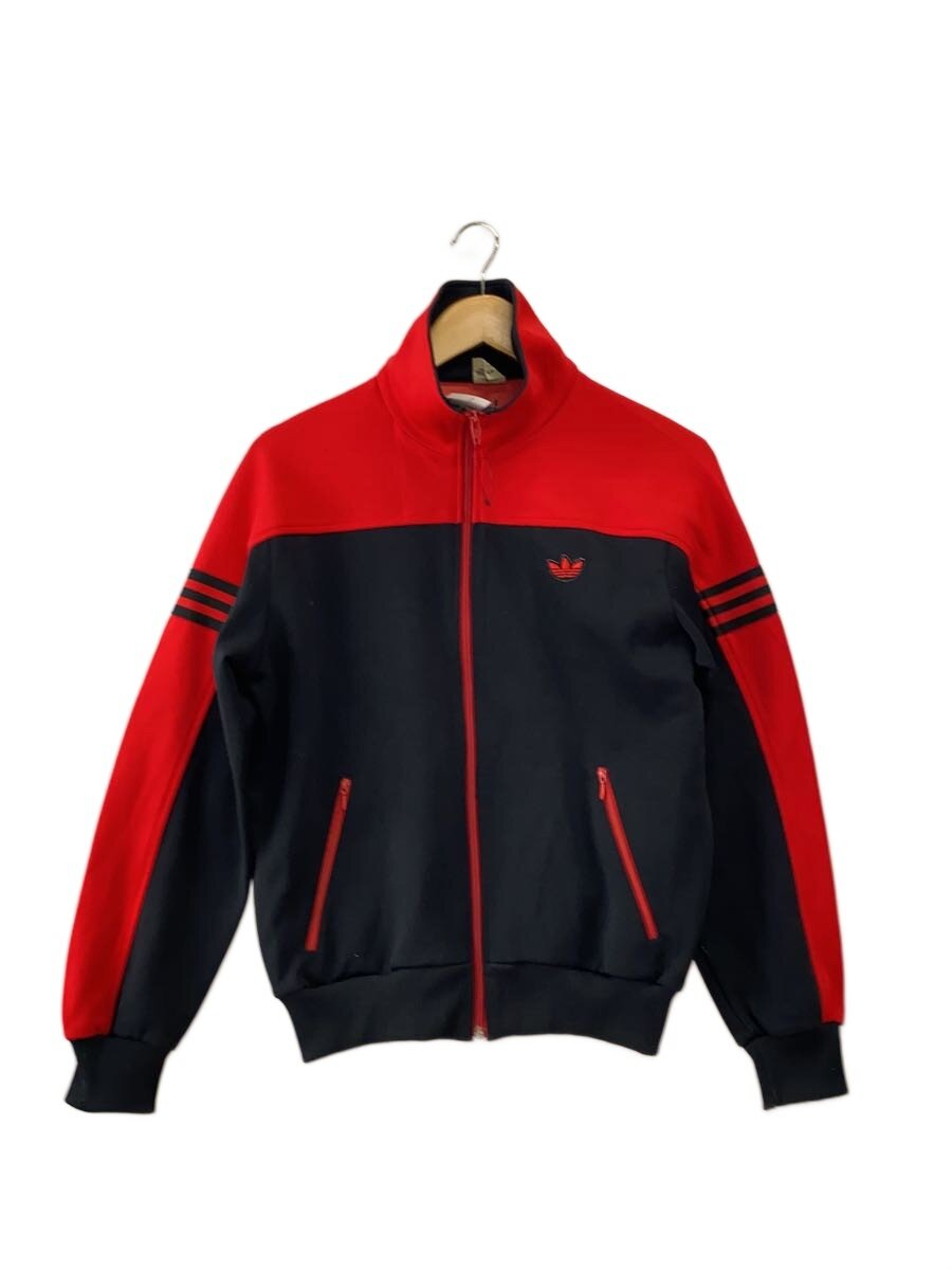 【中古】adidas◆80s/西ドイツ引き舟/貨物自動車上衣/size:3/ポリエステル/BLK/無地/ATS-44F//【メンズウェア】