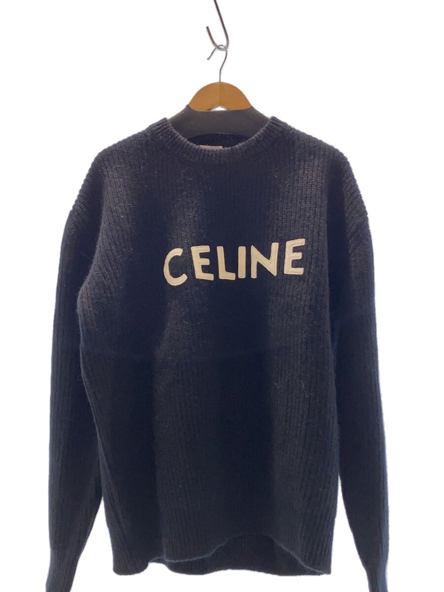 【中古】CELINE◆編み物・ティーシャツ(朦朦たる)/M/羊毛/黒いこと/2A19R205O//【メンズウェア】