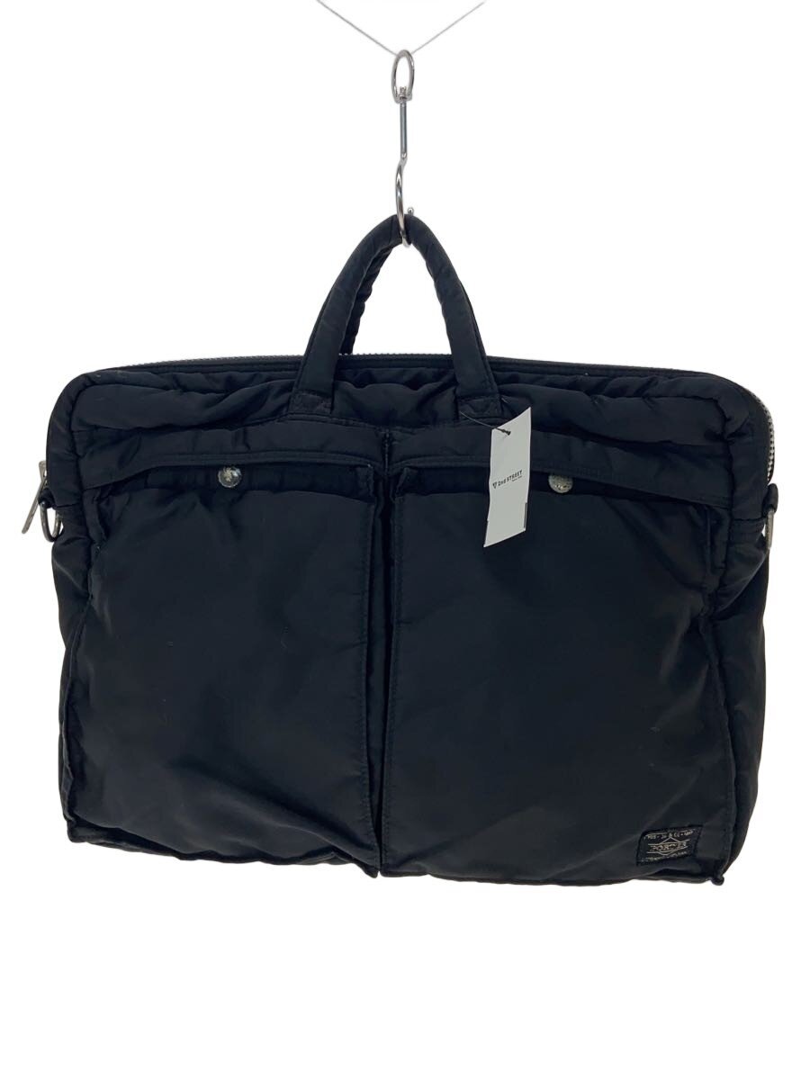 【中古】PORTER◆ブリーフ入れもの/なめし革/BLK【御徒面子】
