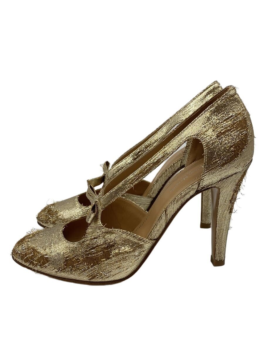 【中古】Maison Margiela◆パンプス/38/GLD/S58WL0235【シューズ】