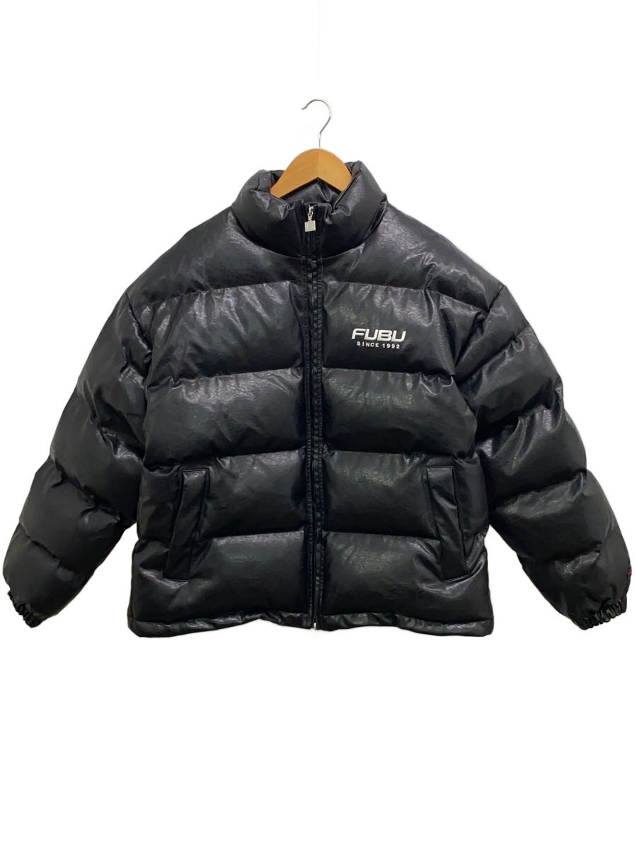 【中古】FUBU◆ダウンジャケット/M/フェイクレザー/BLK/無地/fam-42302【メンズウェア】｜2ｎｄ STREET 店 13,512円