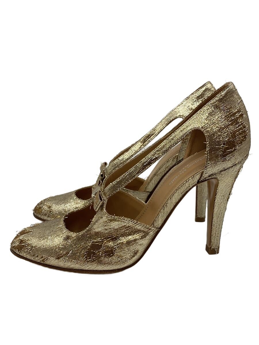 【中古】Maison Margiela◆パンプス/38/GLD/S58WL0235【シューズ】