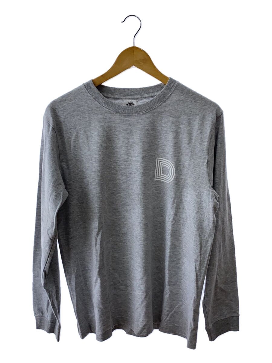 【中古】DAMA SURFBOARDS◆10 DAMA LONG SLEEVE TEES/長袖プルオーバー/M/綿織物/薄墨色【メンズウェア】