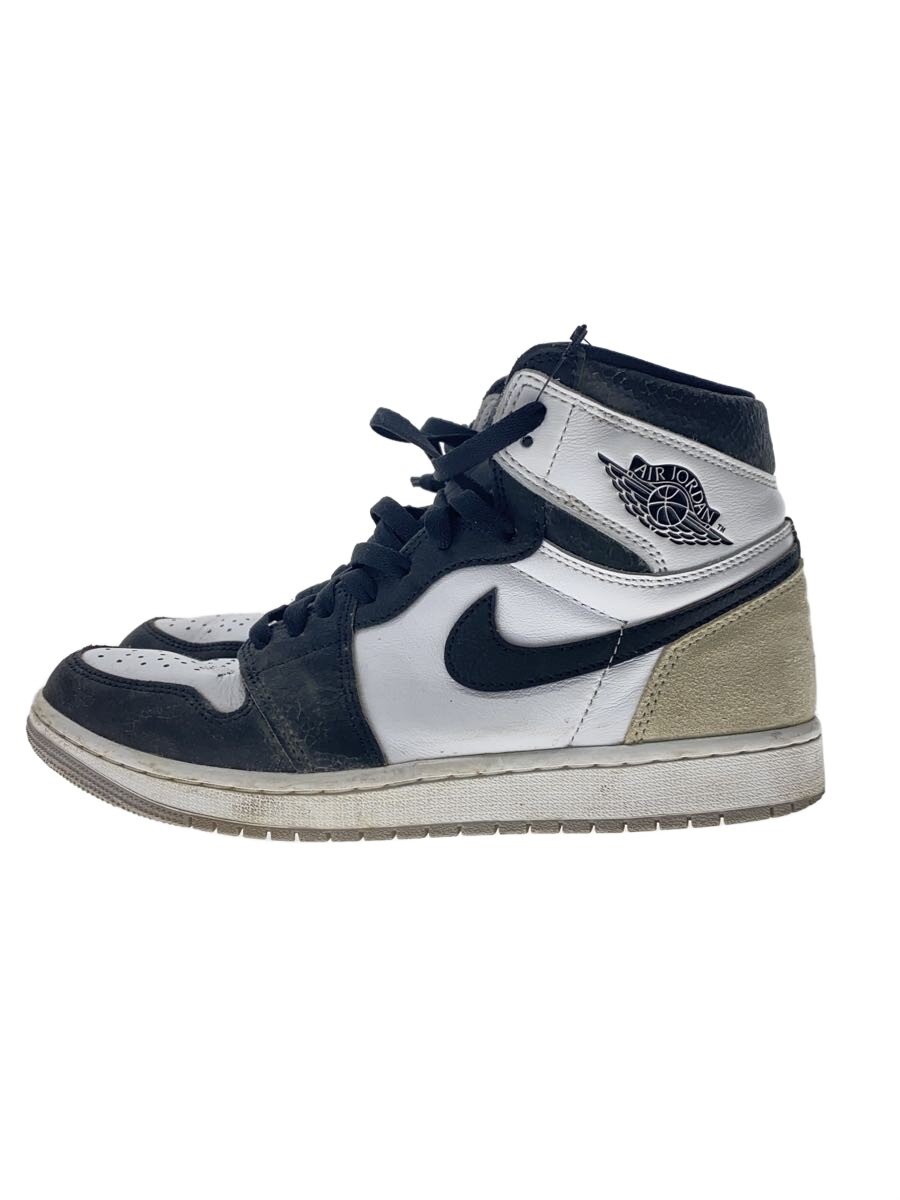 【中古】NIKE◆AIR JORDAN 1_エア湖 ジョーダン 1/27.5珊/GRY//【シューズ】