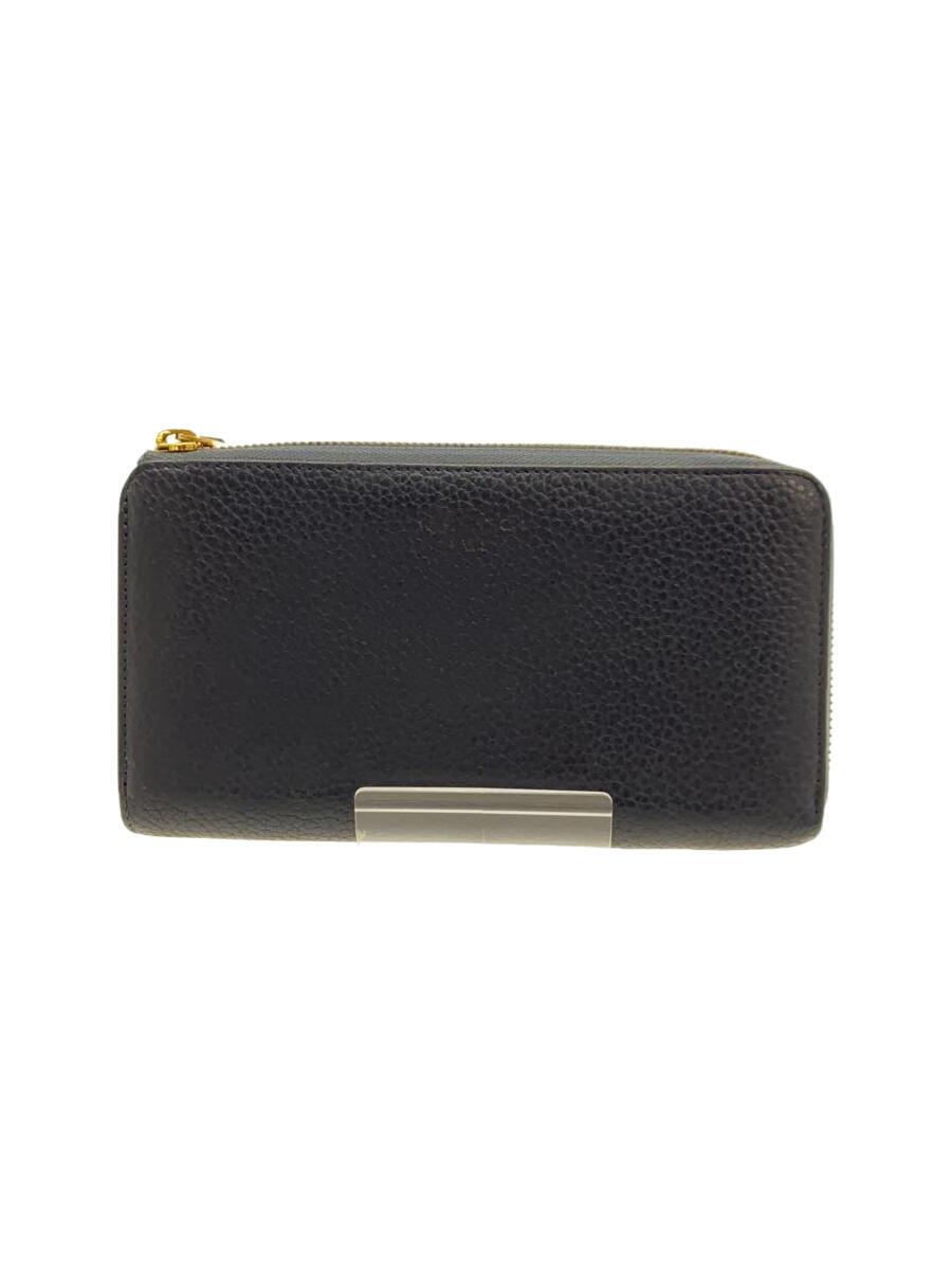 【中古】LOUIS VUITTON◆ポルト・フォイユ・コメット_トリヨン_NVY/牛革/NVY/レディース【服飾雑貨他】