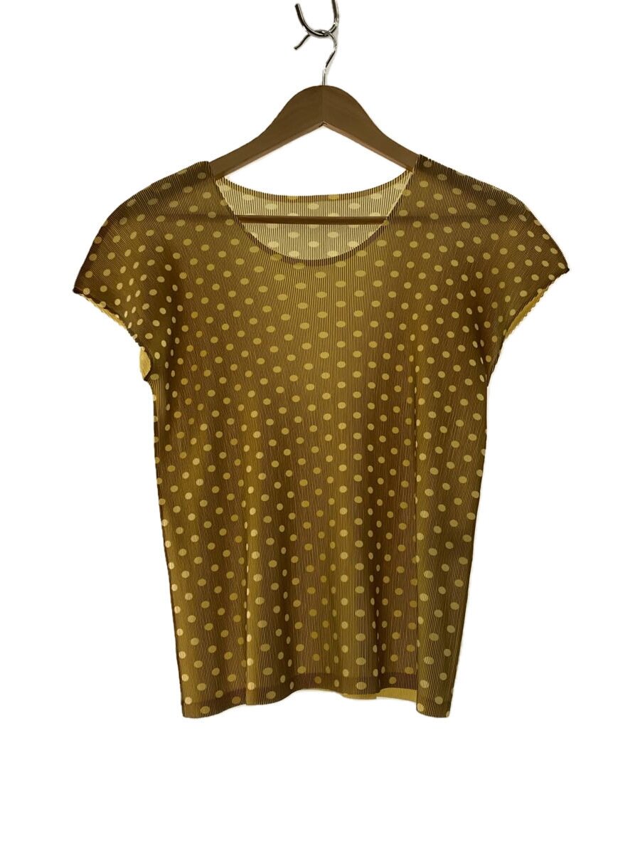 【中古】PLEATS PLEASE ISSEY MIYAKE◆トップス/--/--/GLD/一点【レディース御召しもの】
