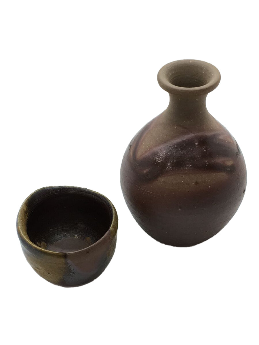 【中古】備前焼き◆和食器余分の物/2点書き割り/BRW/備前焼//【勝手もと装置】