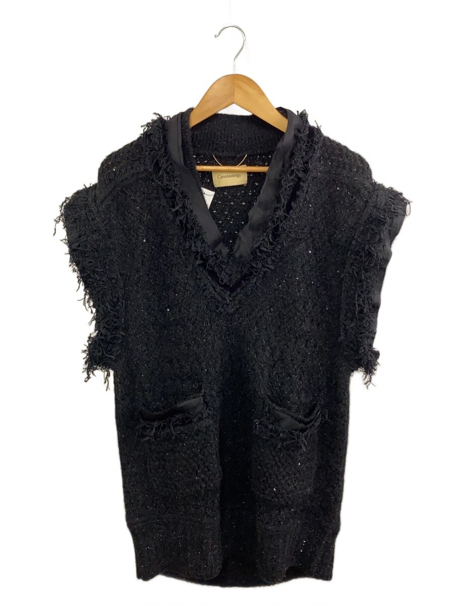 【中古】Curensology◆編み物より良い(朦々たる)/FREE/ポリエステル/BLK/CL306171ER-00【レディース御召しもの】