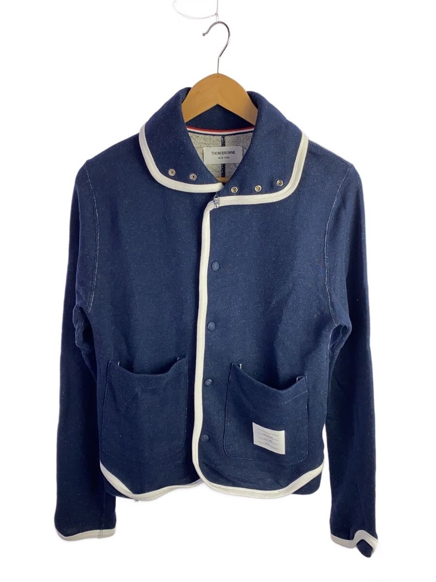 【中古】THOM BROWNE. NEW YORK◆トップス/0/綿織物/NVY/無地/MTJ008AK6942【メンズウェア】