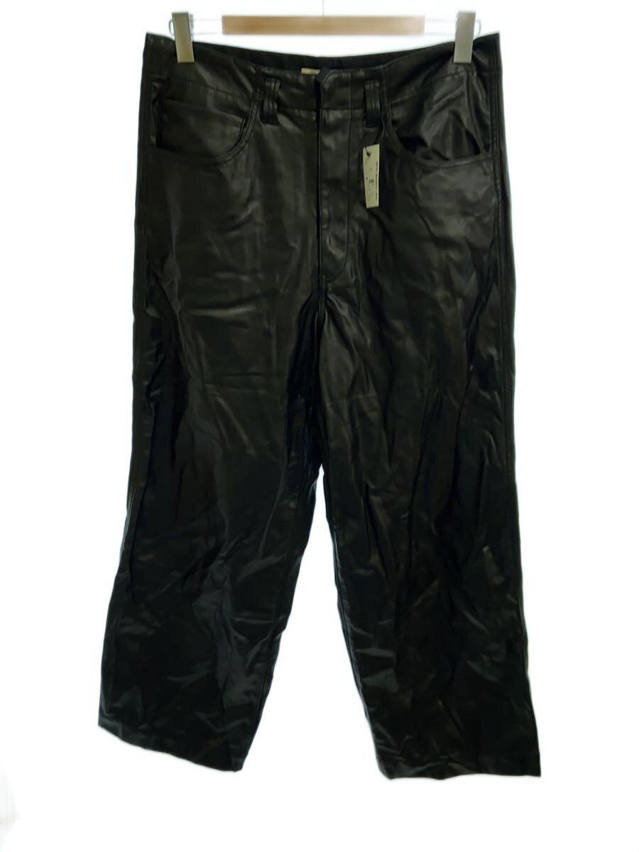 【中古】saby◆SUPER BIG PANTS/下つ方/3/フェイクレザー/BLK/21A-031807【メンズウェア】