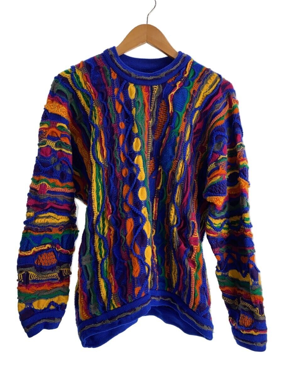 【中古】COOGI◆編み物・スウェーター(朦々たる)/S/羊毛【メンズウェア】