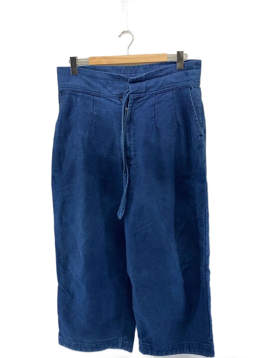 【中古】Porter Classic◆ワイドパンツ/2/コットン/BLU/使用感有【メンズウェア】｜2ｎｄ STREET 店