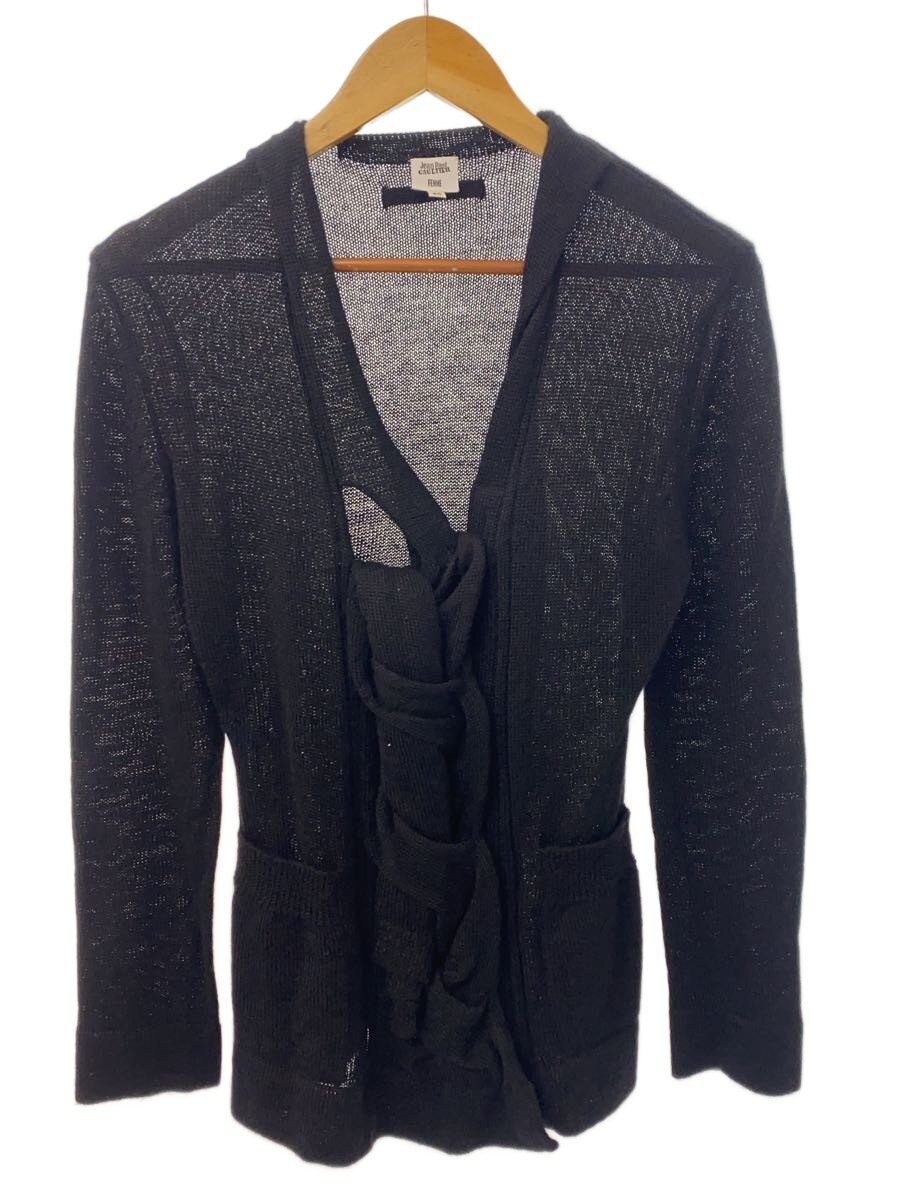 【中古】Jean Paul GAULTIER FEMME◆編み物・プルオーバー(朦々たる)/40/アルパカ/黒いこと【レディース御召しもの】