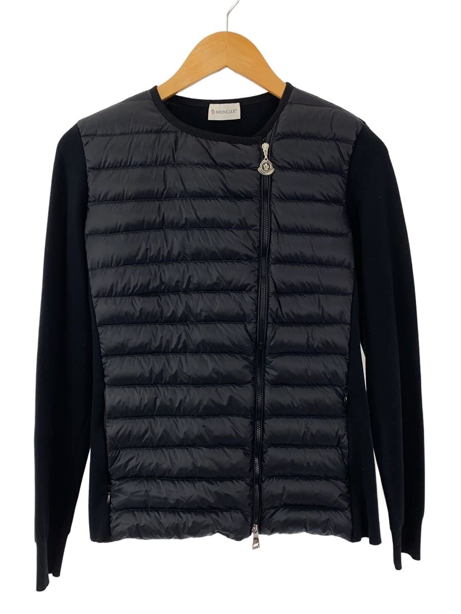 【中古】MONCLER◆MONCLER モンク軌跡/上衣/M/ナイロン/BLK/TIND-15-777【レディース御召しもの】