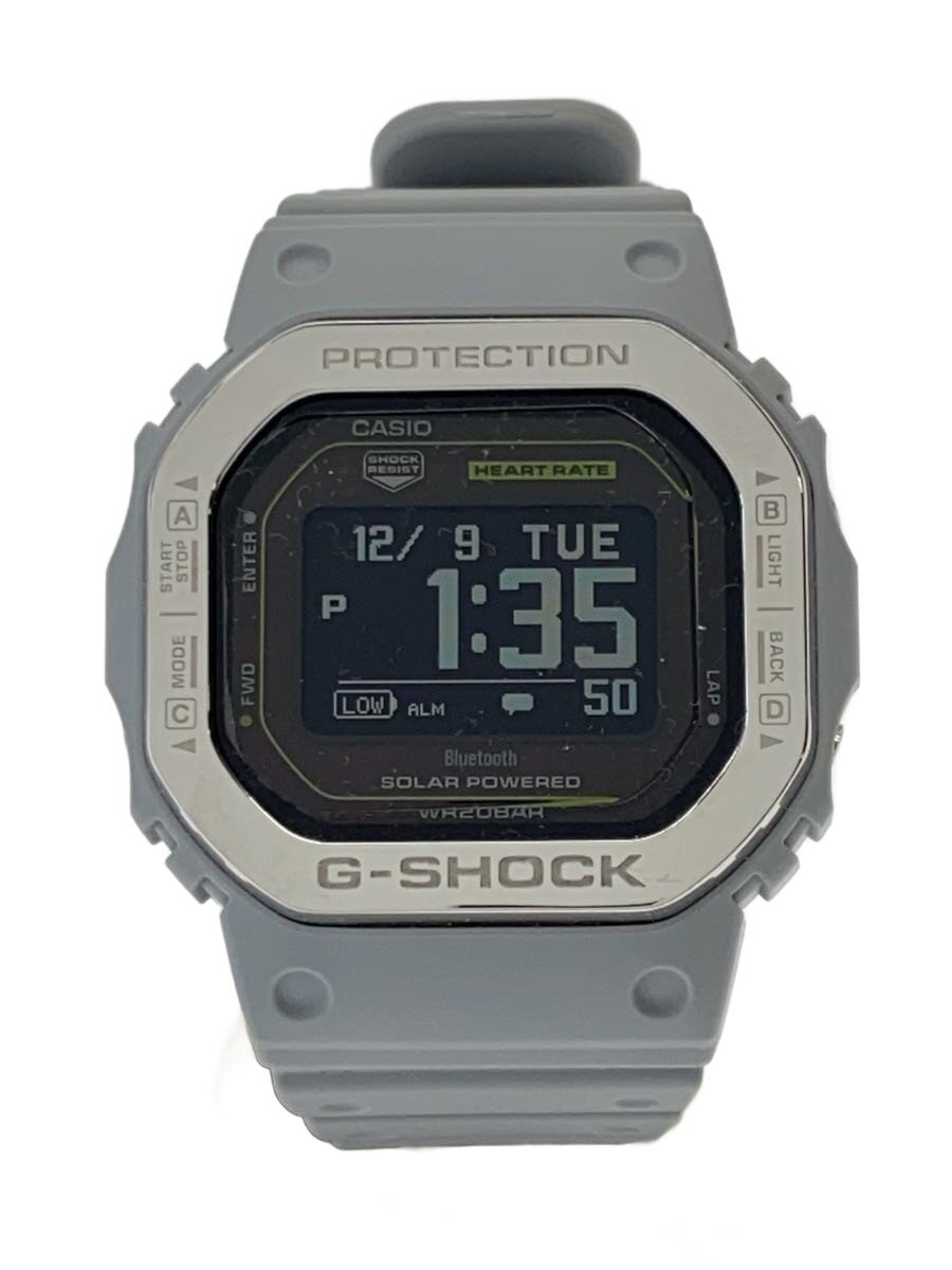 【中古】CASIO◆ソーラーウォッチ_G-SHOCK/デジタル/思われ人/GRY//【服飾雑貨他】