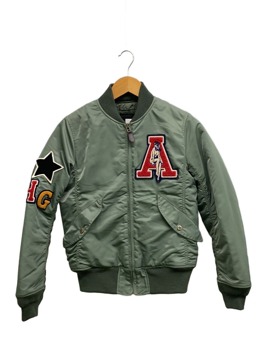 【中古】HYSTERIC GLAMOUR◆ミリタリージャケット/S/ナイロン/GRN/0153AB02//【レディースウェア】|2nd STREET 店