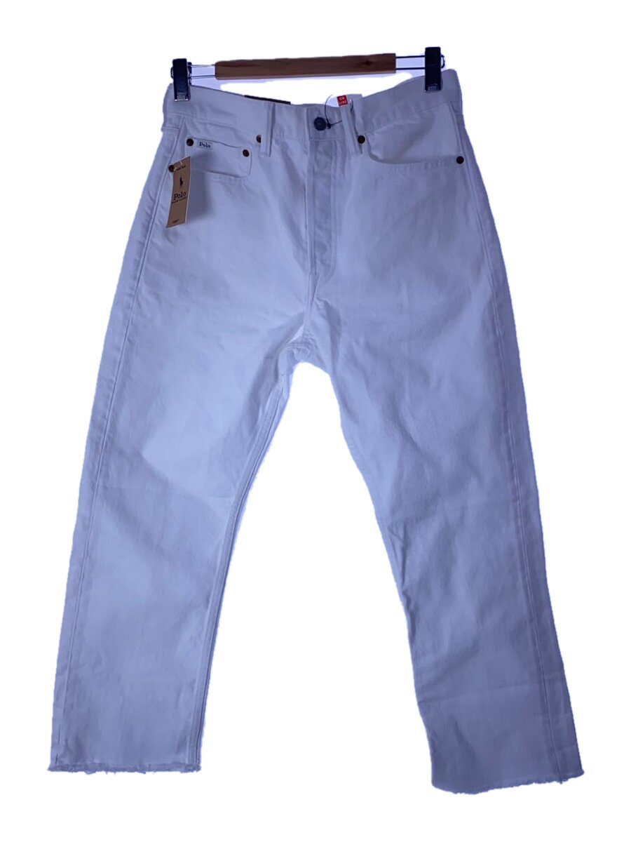 【中古】POLO RALPH LAUREN◆引っ切りないズボン下/28/綿織物/WHT/無地/WMPODNMNA020045【レディース御召しもの】