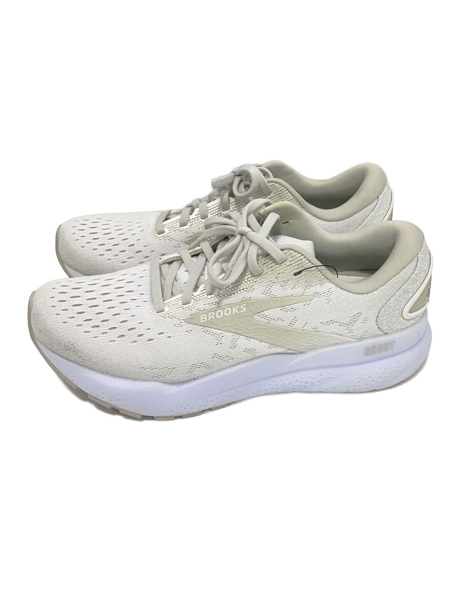 【中古】BROOKS◆ローカットスニーカー/25珊/WHT/1204071B151【シューズ】