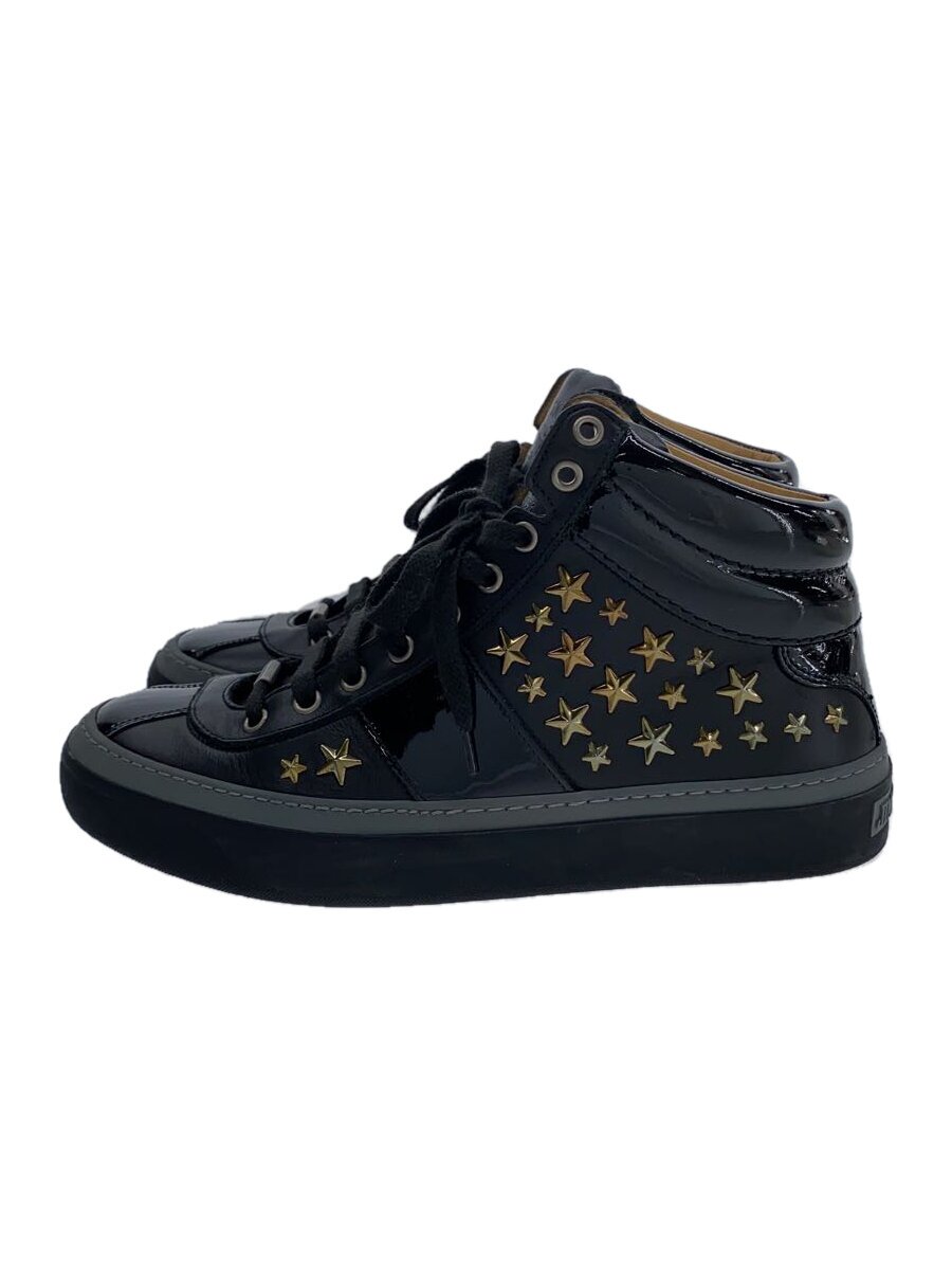 【中古】JIMMY CHOO◆ハイカットスニーカー/40/BLK【シューズ】｜2ｎｄ STREET 店
