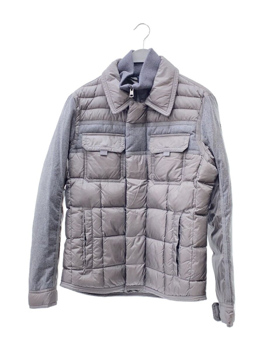 【中古】MONCLER◆落ちこむ上衣/1/ナイロン/GRY/C20914132585【メンズウェア】